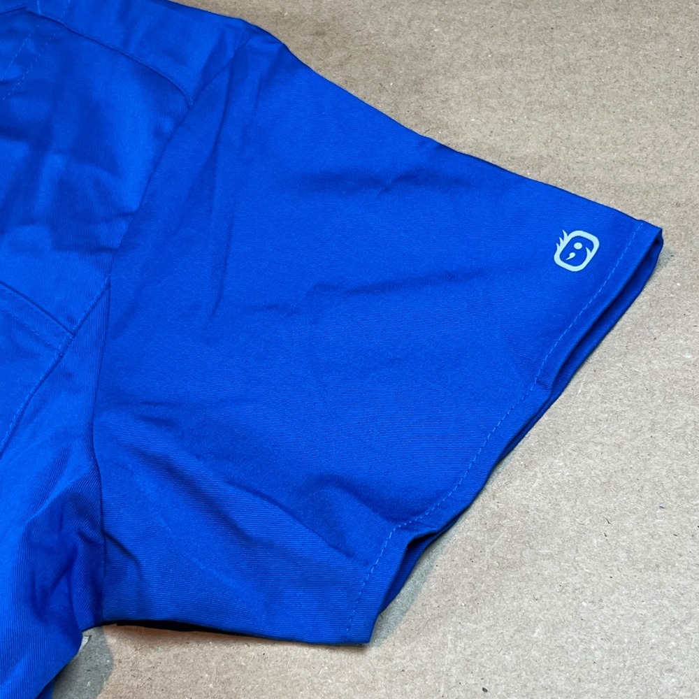 WonderWink Pro Royal Blue Scrub Top Womens Small Modern Fit 6419 V-Neck Pocket - Picture 3 of 9